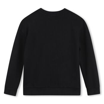 Girls Black Bag Sweatshirt