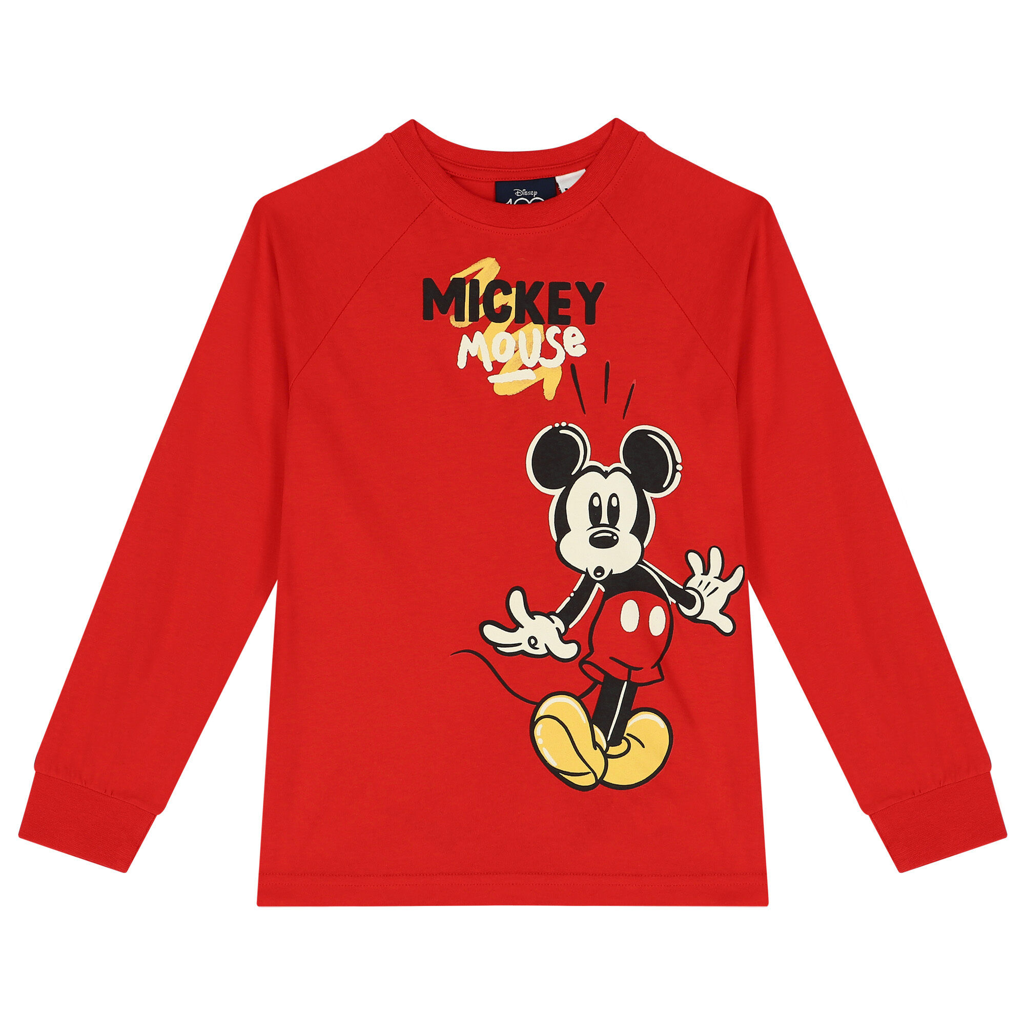 iDO Red Mickey Mouse Long Sleeve Top Junior Couture