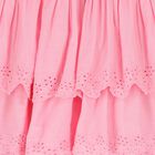Girls Pink Broderie Anglaise Skirt, 2, hi-res
