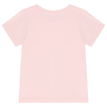 Girls Pink Logo T-Shirt