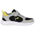 Boys Grey & Black Fun Racer 2 AC Trainers, 1, hi-res