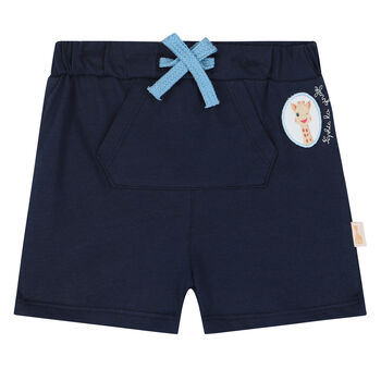 Baby Boys Navy Logo Shorts