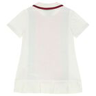 Baby Girls White and Red Polo Dress, 1, hi-res