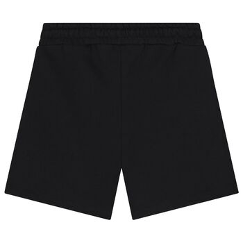 Boys Black Logo Shorts