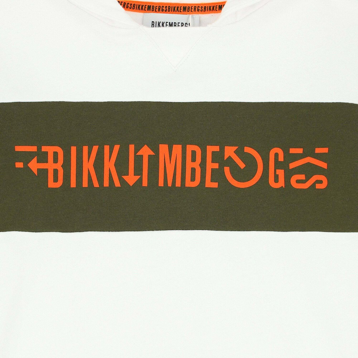 Boys White Logo Hoodie Top, 1, hi-res image number null