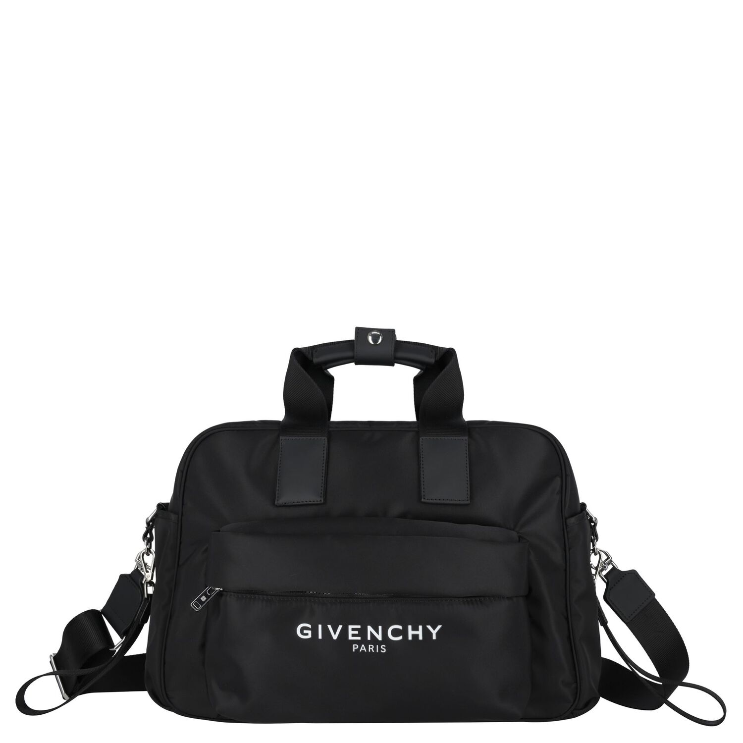 Black Logo Baby Changing Bag, 1, hi-res image number null