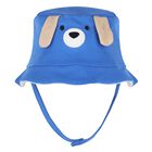 طقم دنغري وقبعة أولاد  باللون الأزرق للأطفال, 1, hi-res