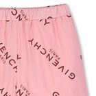 Girls Pink Logo Shorts Set, 1, hi-res