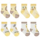 جوارب أولاد باللون الاصفر والابيض  ( 4 قطع), 2, hi-res