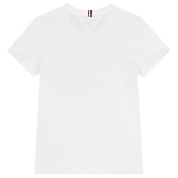 Boys White Logo T-Shirt