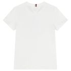 Boys White Logo T-Shirt, 3, hi-res