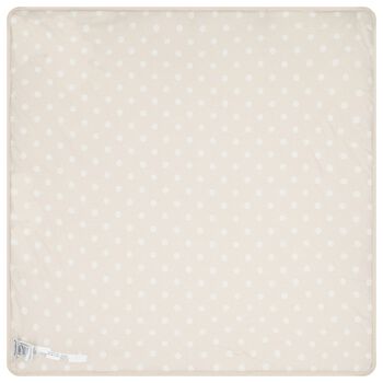 Ivory & Beige Logo Baby Blanket