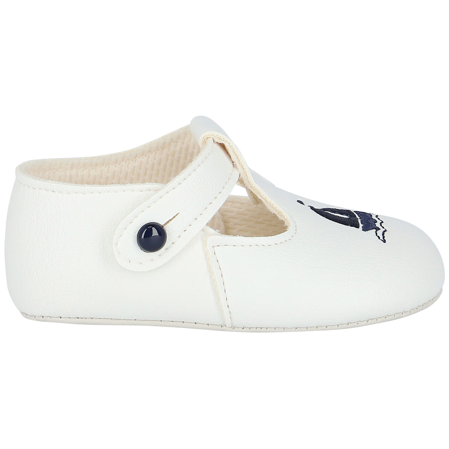 Baby Boys Navy Blue Pre Walker Shoes, 3, hi-res image number null