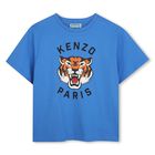 Blue Tiger Logo T-Shirt, 4, hi-res