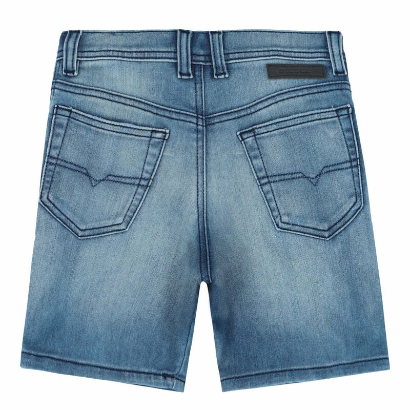 Boys Blue Denim Shorts, 1, hi-res image number null