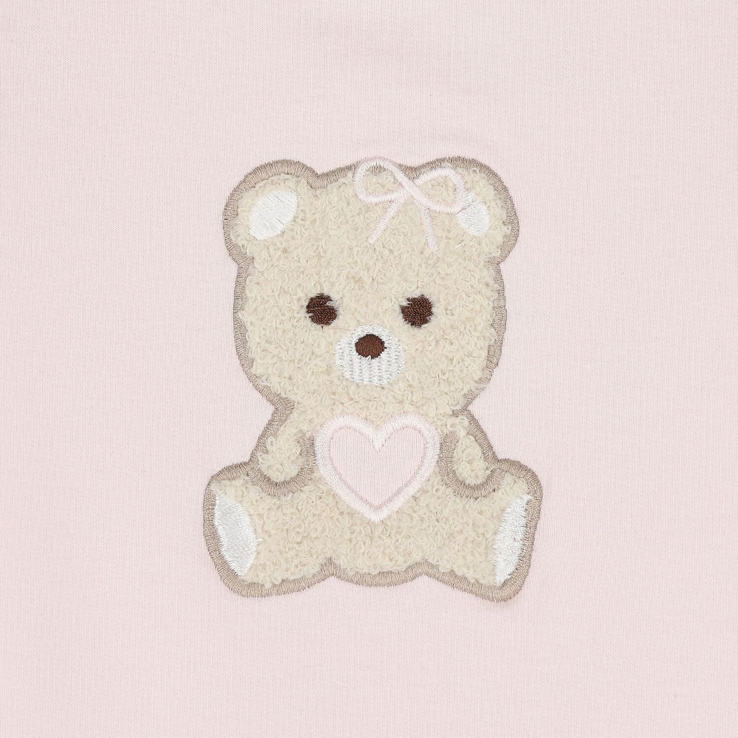 Baby Girls Pink Teddy Bear Dress, 2, hi-res