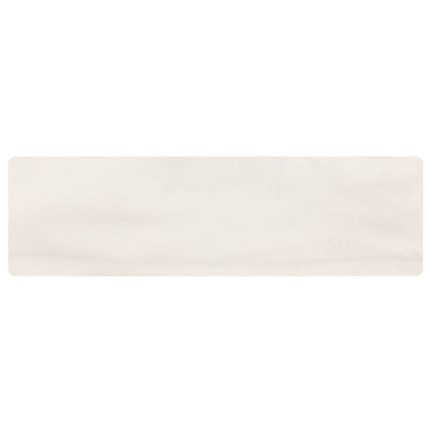 Baby Girls Ivory Logo Headband, 1, hi-res