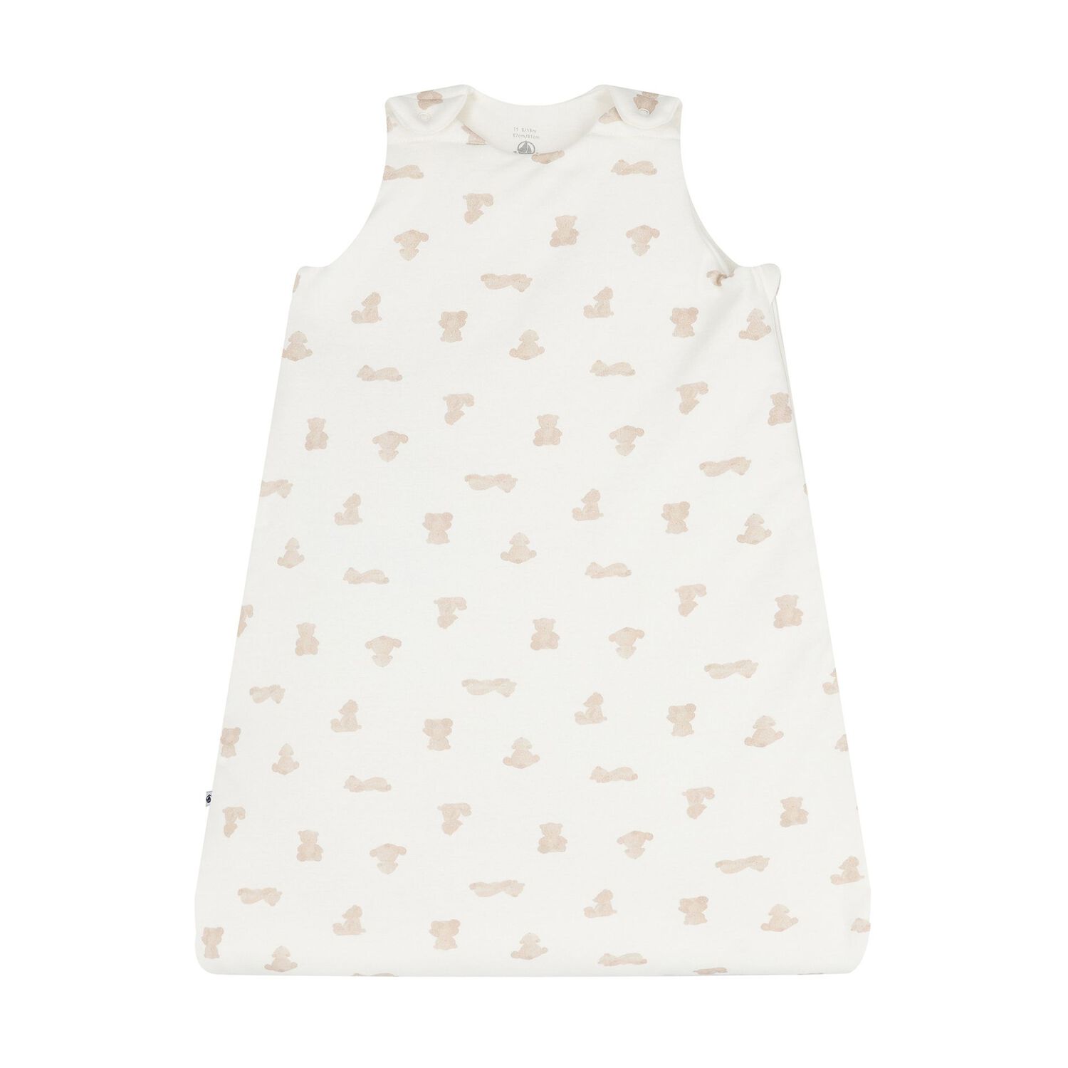 Ivory & Beige Teddy Bear Baby Sleeping Bag, 1, hi-res