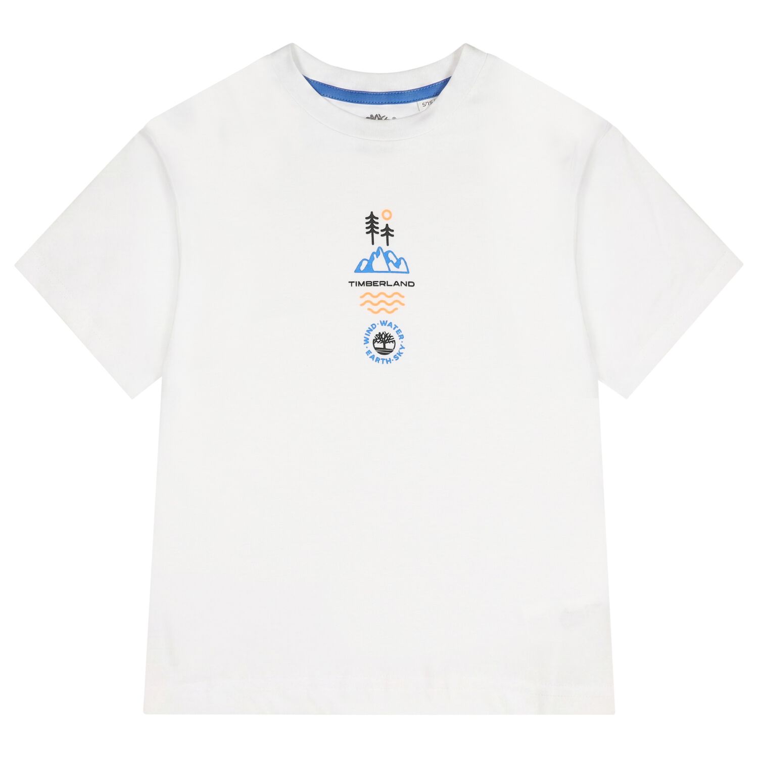 Boys White Logo T-Shirt, 1, hi-res