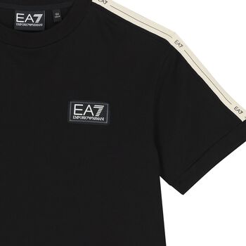 Boys Black Logo T-Shirt