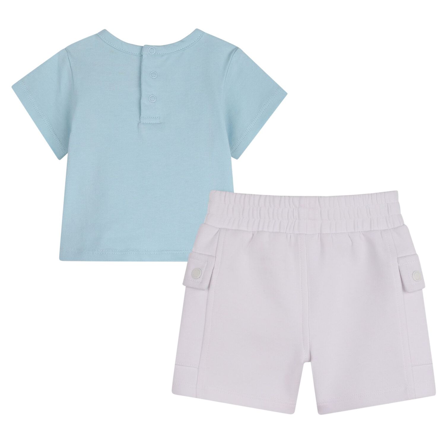 Younger Blue & White Bag Shorts Set, 2, hi-res