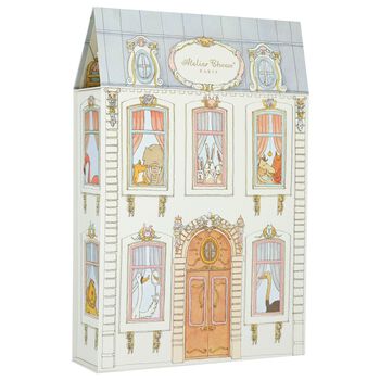 Baby Boys White & Blue Signature Carrés Gift Set