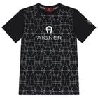 Boys Black Logo T-Shirt, 2, hi-res