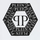 تيشيرت بالشعار باللون الأبيض والأسود, 1, hi-res