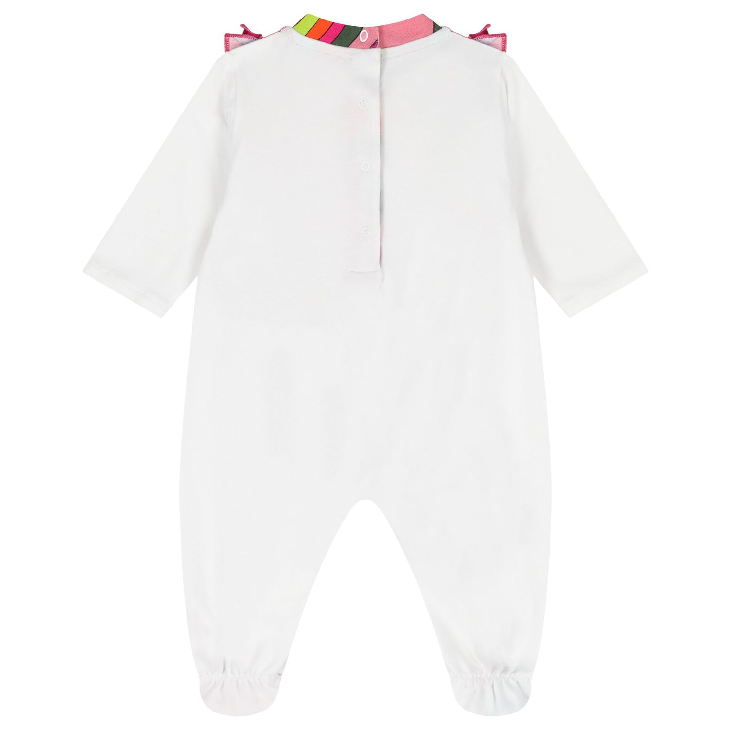 Baby Girls White & Pink Iride Babygrow Gift Set, 2, hi-res