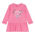 Baby Girls Pink Logo Dress Set, 3, hi-res