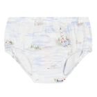 طقم فستان للبنات باللون الأبيض والكحلي, 1, hi-res