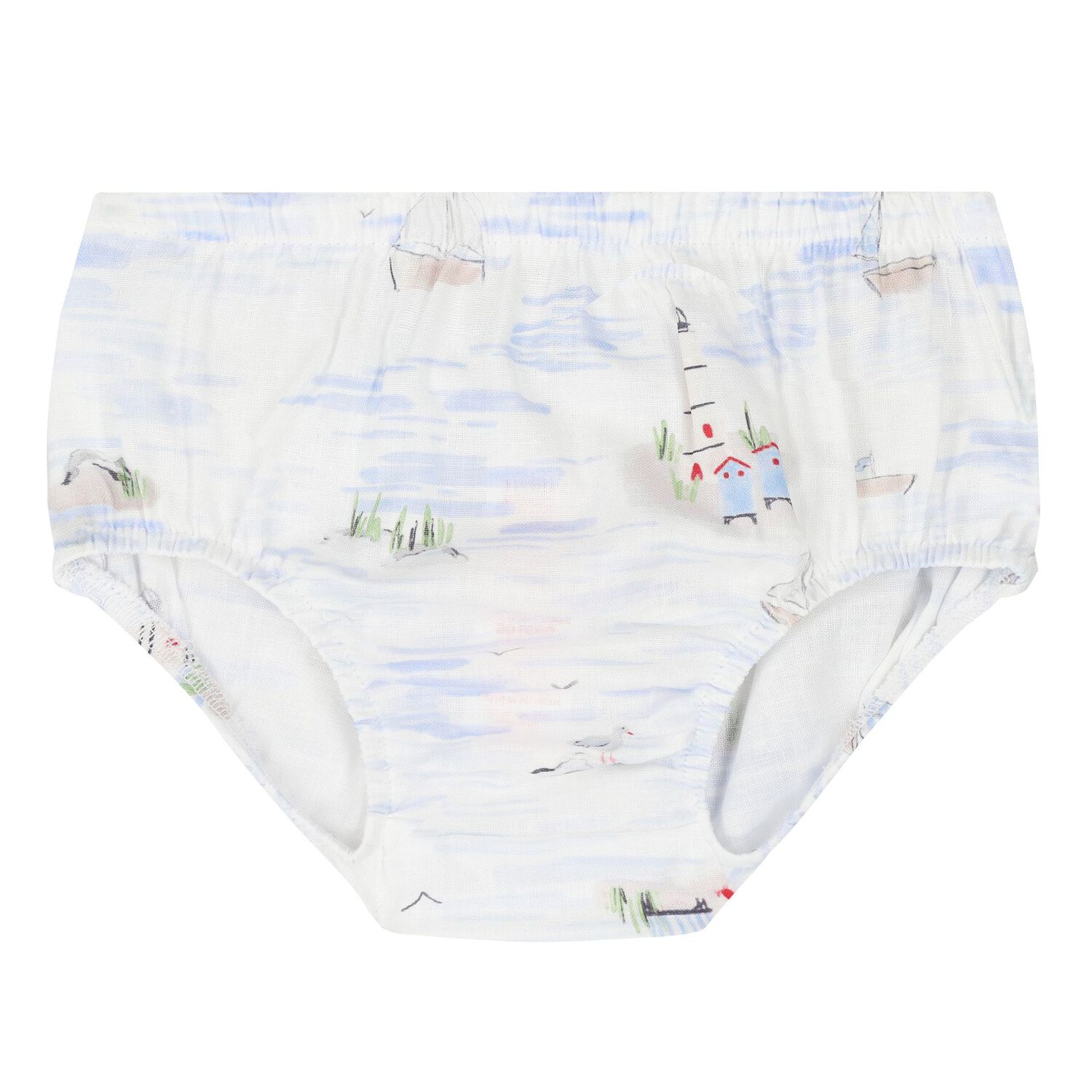 طقم فستان للبنات باللون الأبيض والكحلي, 1, hi-res