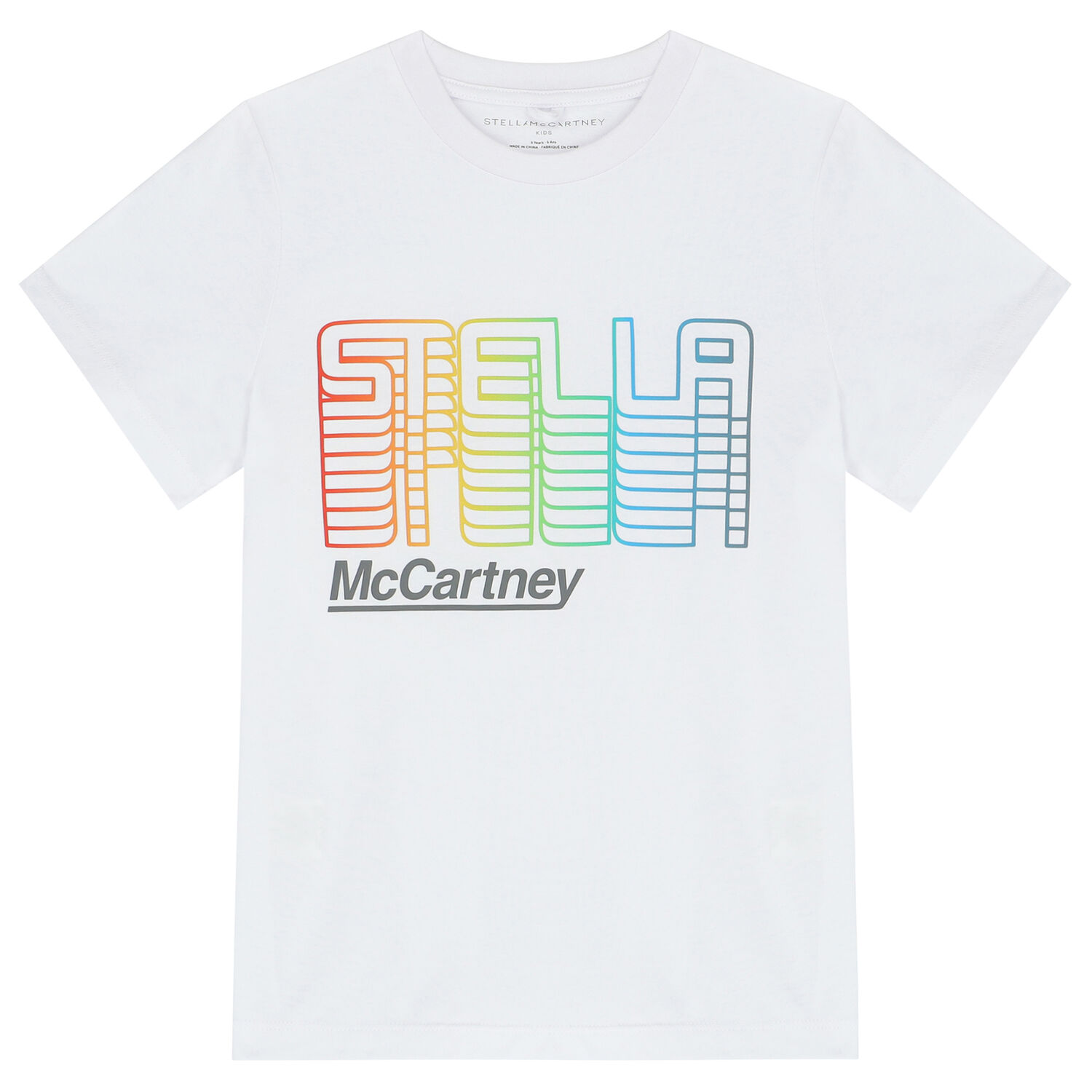 Girls White Logo T-Shirt, 1, hi-res image number null