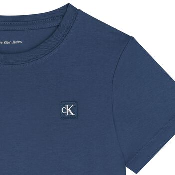 Boys Blue Cotton T-Shirt