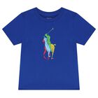 Baby Boys Blue & Green Short Set, 1, hi-res