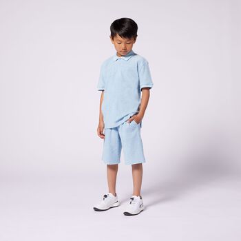 Boys Blue Logo Shorts