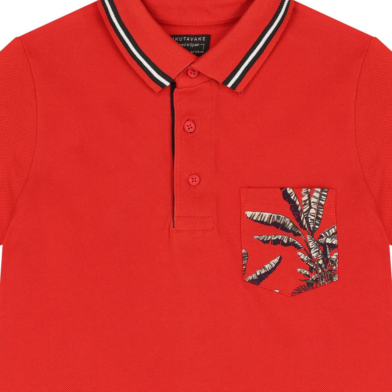 Boys Red Polo Shirt, 1, hi-res image number null