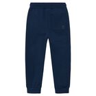 Boys Navy Blue Joggers, 2, hi-res