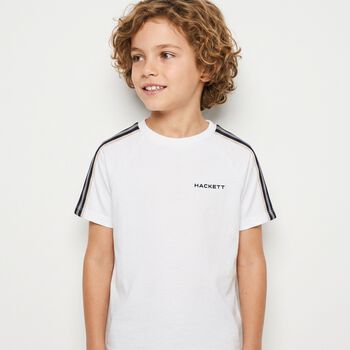Boys White Logo T-Shirt