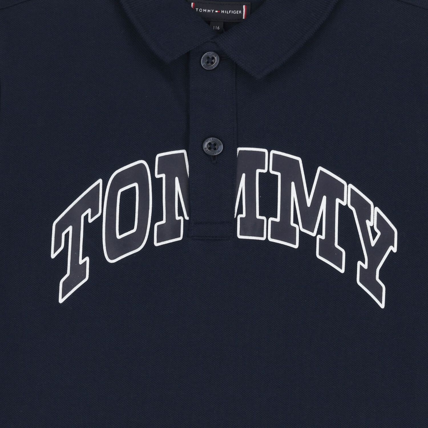 Boys Navy Blue Logo Polo Shirt, 1, hi-res