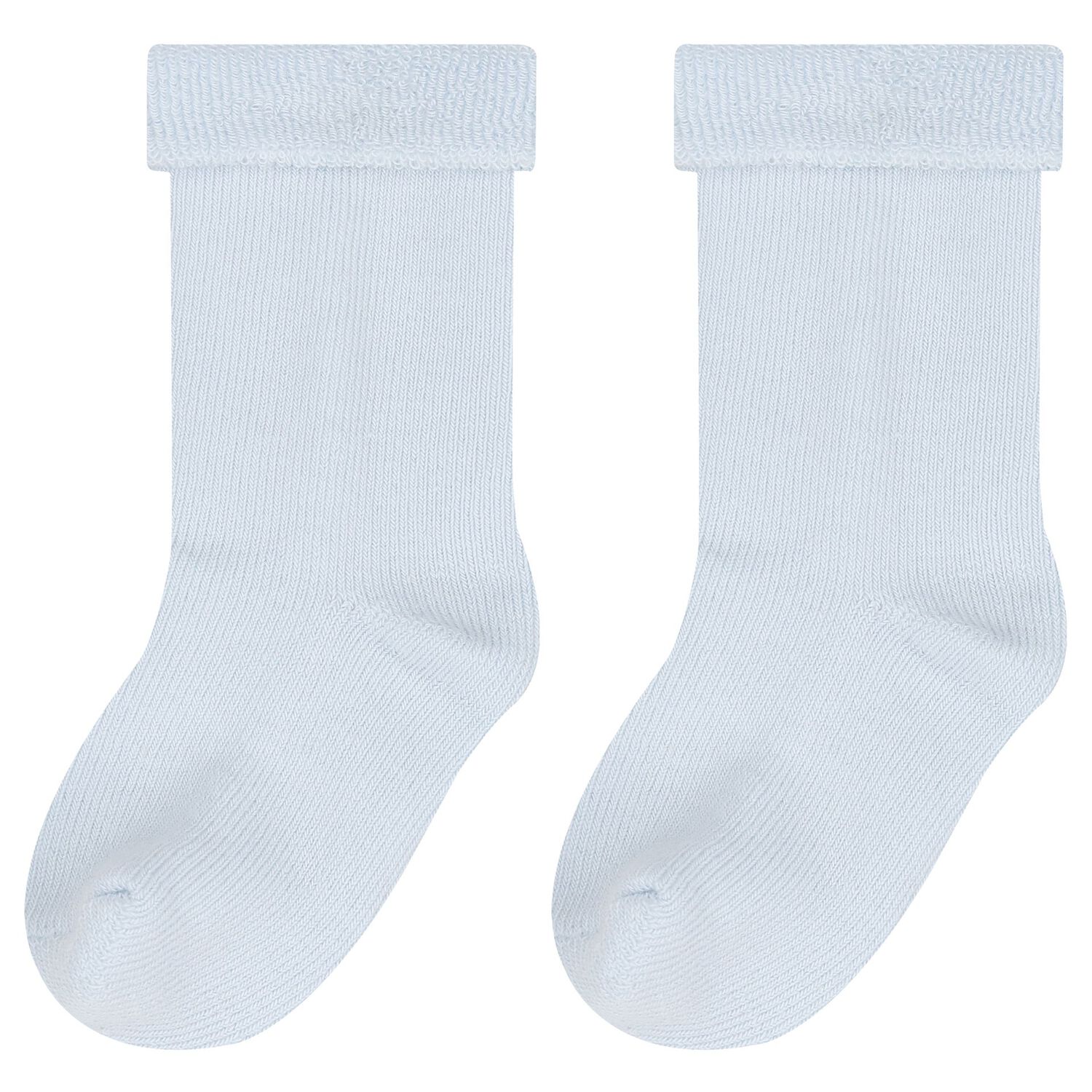 Baby Boys Ivory & Blue Socks ( 3-Pack ), 1, hi-res