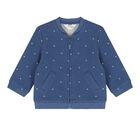 Baby Boys Blue & White Logo Tracksuit Set, 1, hi-res