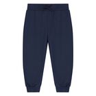Younger Boys Beige, Grey & Navy Blue 3-Piece Tracksuit, 4, hi-res
