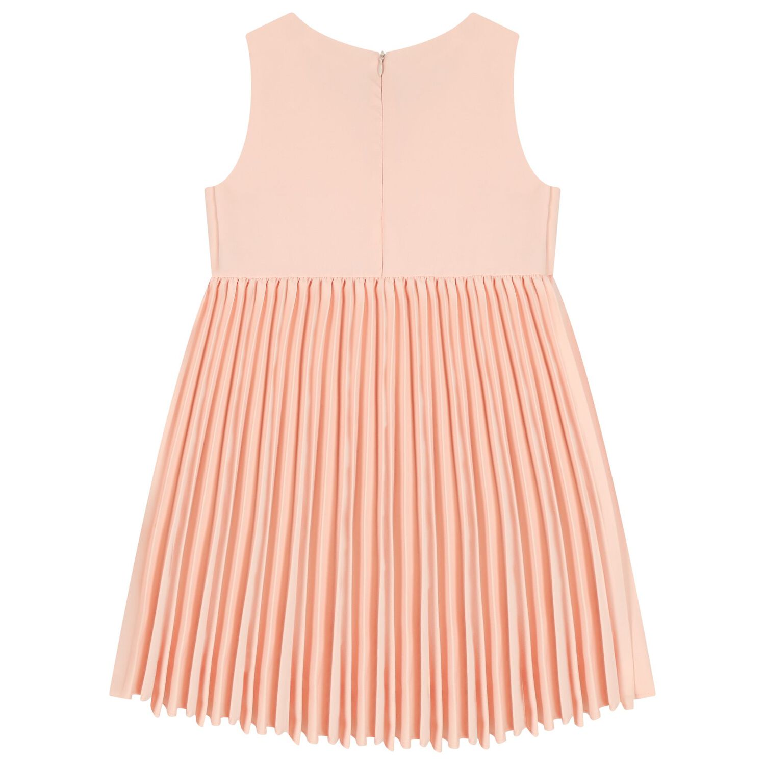 Girls Pink Bow Dress, 2, hi-res