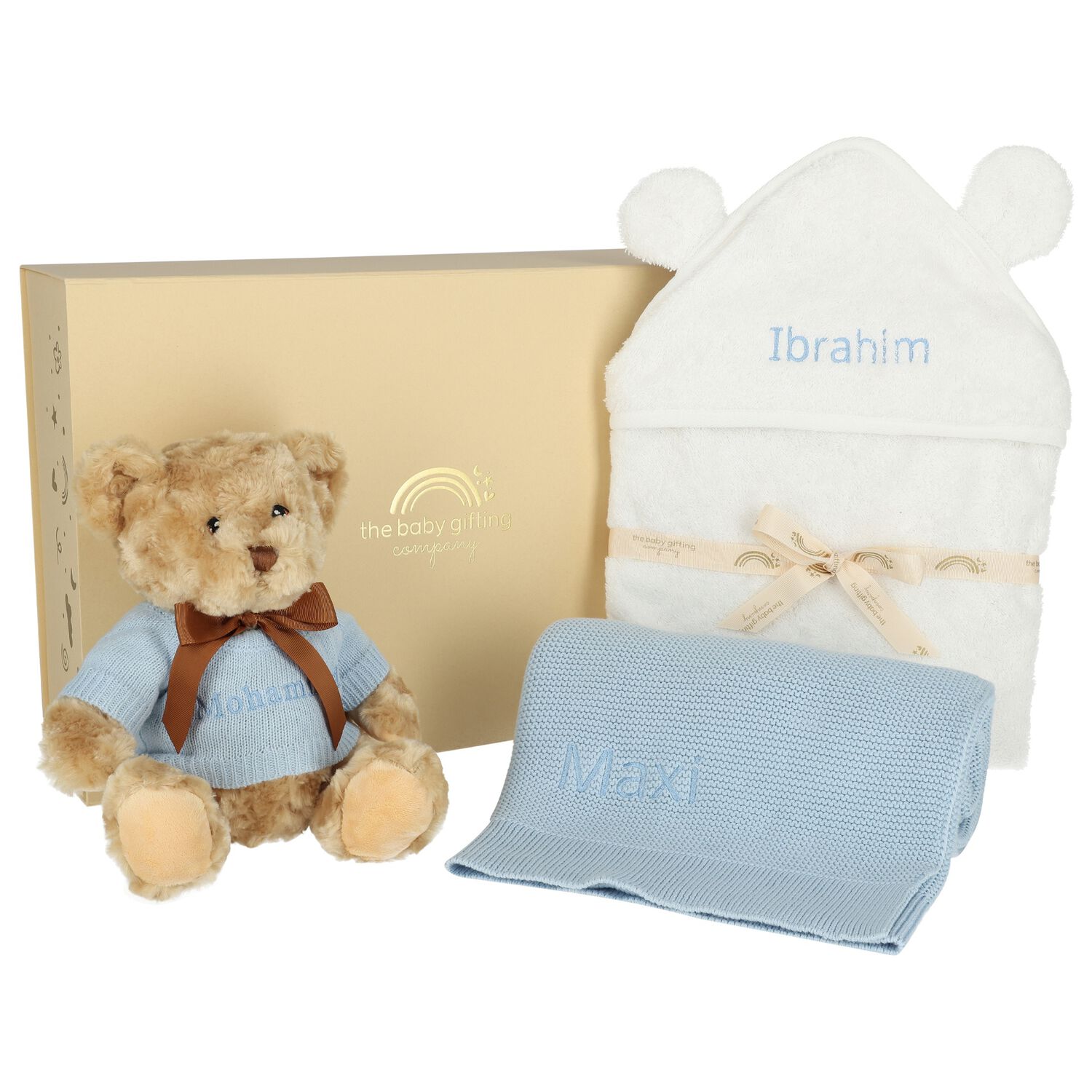 Boys Blue Welcome Little One Baby Gift Set, 2, hi-res