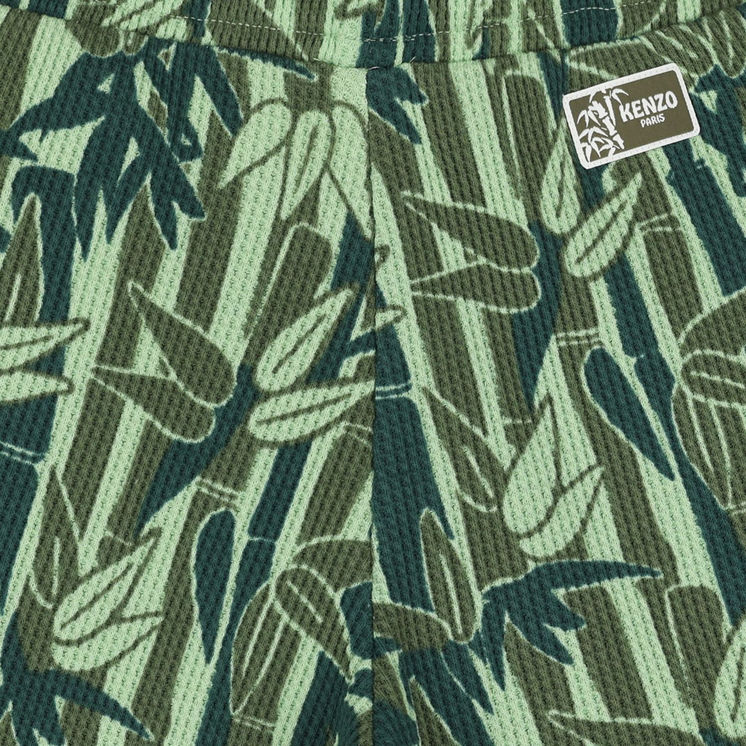 Boys Green Bamboo Shorts, 1, hi-res