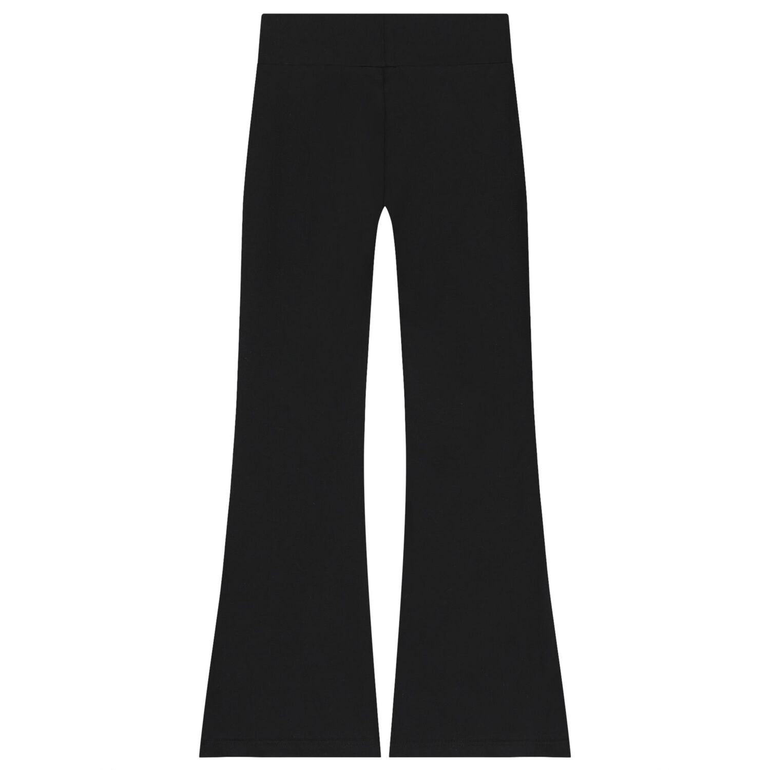 Girls Black Logo Leggings, 1, hi-res