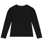 طقم تنورة بنات باللون الاسود والذهبى, 1, hi-res