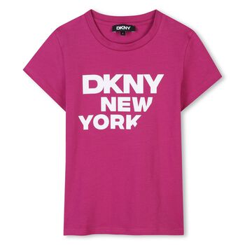 Girls Pink Logo T-Shirt