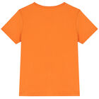 Boys Orange Logo T-Shirt, 2, hi-res